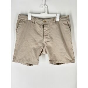 Askov Finlayson Men Sz 40 Vermillion Short Button Fly Japanese Canvas Gorp 7 In.